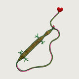 Reversible Crocodile Necklace