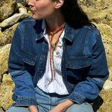 Collar Serpiente Flores