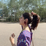 Red Bow Earrings