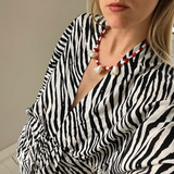 Collar Three Caracolas Coral