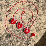 Cadena Letras Rosa & Roja