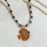 Collar Verde Pez