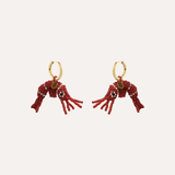 Pendientes Gamba Roja