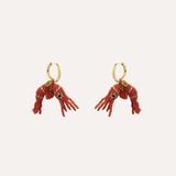 Pendientes Gamba Naranja