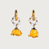 Pendientes Aro Yellow Rose