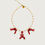 Collar Mini Gambas & Langosta Roja