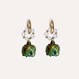 Pendientes Aro Blue Rose