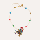 Colorful Rooster Necklace