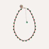Green crystal necklace