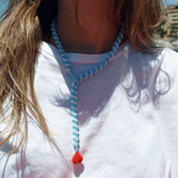 Blue Love Love Necklace
