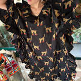 Vestido Iballa Leopardo Tacón