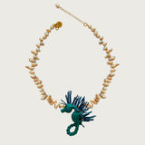 Palm Seahorse Necklace