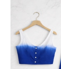 Blue Tie-Dye Top