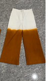 Brown Tie-Dye Pants