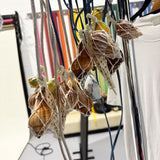 Cinturon Caracolas Macrame Blanco