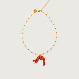 Orange mini gamba collar