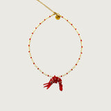 Collar Mini Gamba Roja