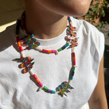 Collar Madera Loros