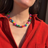 Collar Madera Colores