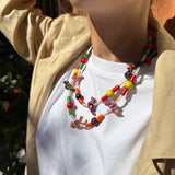 Collar Madera Pájaros