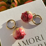 Pendientes Red Rose