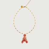 Baby Lobster Necklace Orange
