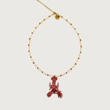 Collar Mini Langosta Roja