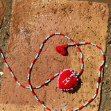 Cadena Letras Azul & Roja