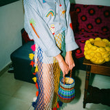 Rainbow Macramé Skirt
