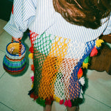 Rainbow Macramé Skirt