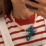 Palma Seahorse Necklace