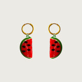 Watermelon Crystal Earrings