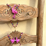 Two Flamingos Necklace