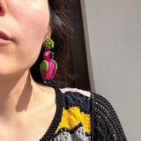 Pendientes Loro Palma