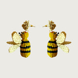 Palm Bee Earrings