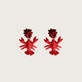 Palm Lobster Earrings