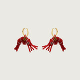 Pendientes Gamba Roja