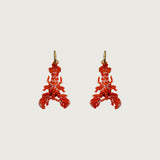 Pendientes Langosta Naranja