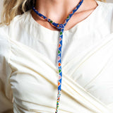 Collar Serpiente Azul