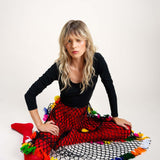 Falda Black Macramé