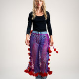 Falda Berry Macramé