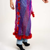 Falda Berry Macramé