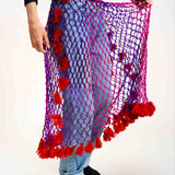 Falda Berry Macramé