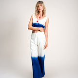 Blue Tie-Dye Pants