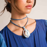 Collar Caracola Macrame
