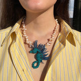 Palma Seahorse Necklace