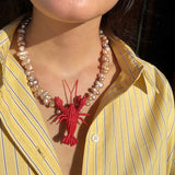 Palm Lobster Necklace