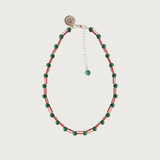 Green crystal necklace