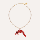 Collar Perlas Gamba Plata