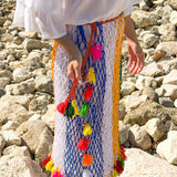 Rainbow Macramé Skirt